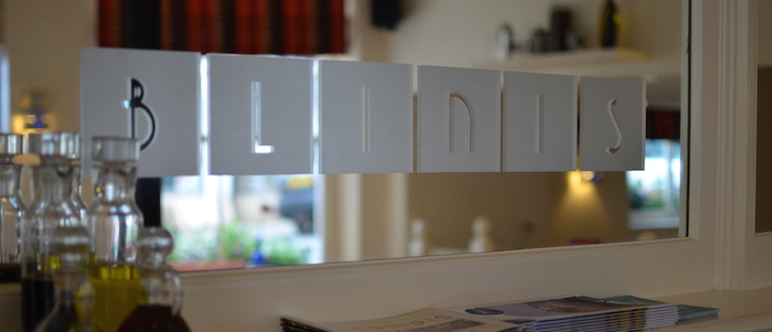 Specials menu at Blinis cafe-bar in Sidmouth